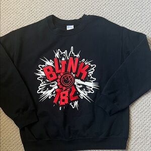 Vintage Black Blink-182 Graphic Sweater